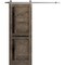 Sartodoors Sliding Closet Bi-fold Doors 48 x 80in, Sete 6933 Light Grey Oak W/ Frosted Glass, Sturdy Tracks SETE6933BF-OAK-48 - alternate 1